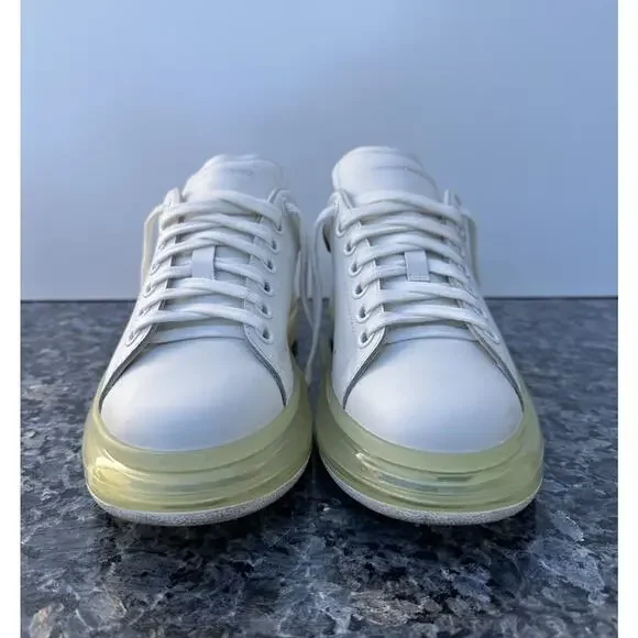 Alexander McQueen unisex Oversized Sneaker Clear Sole - White Womens Size EU 40 - Picture 3 of 13